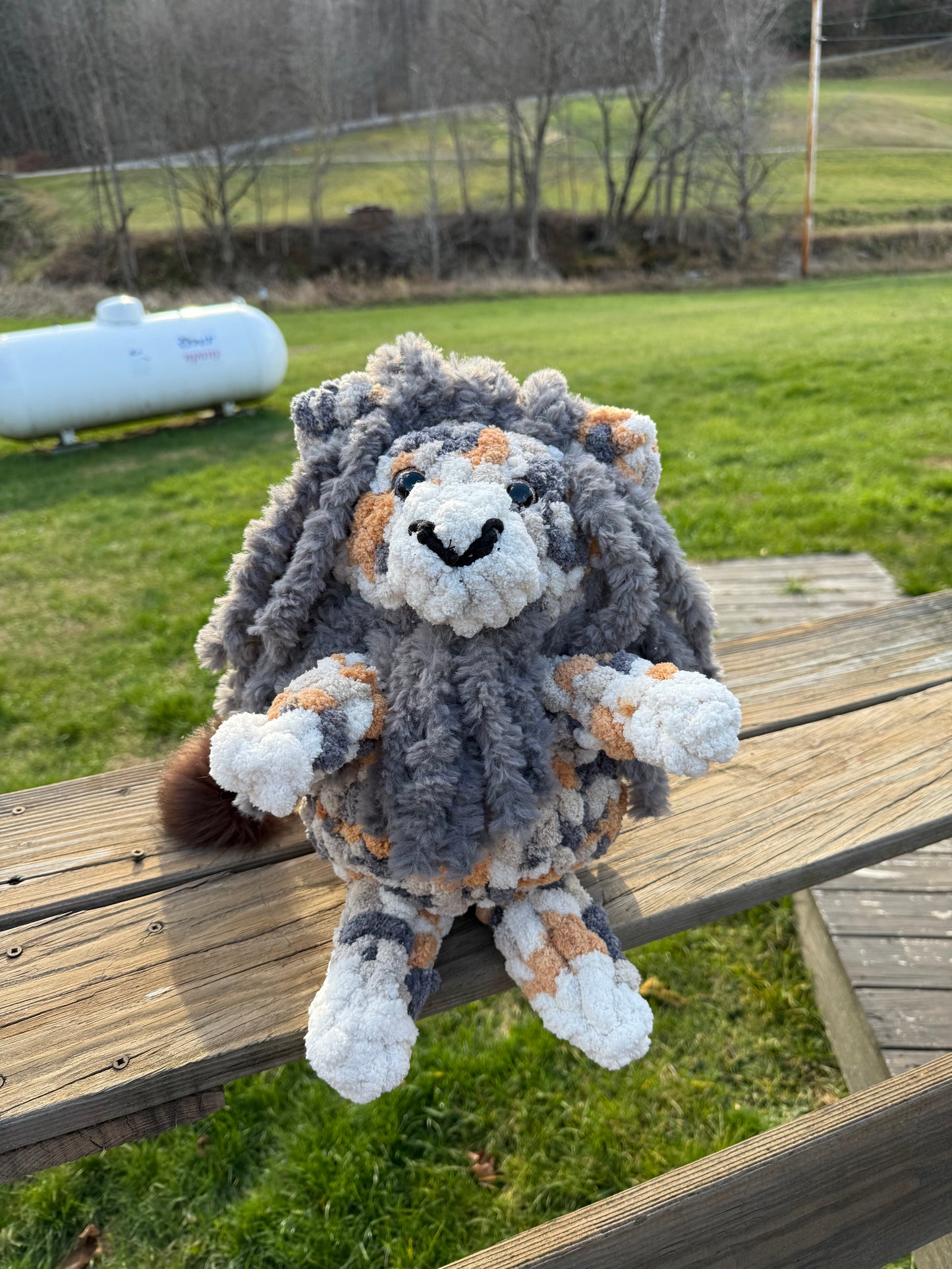 Multi Beige Color Lion