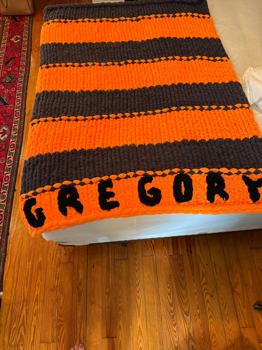 Personalized Chunky Blanket