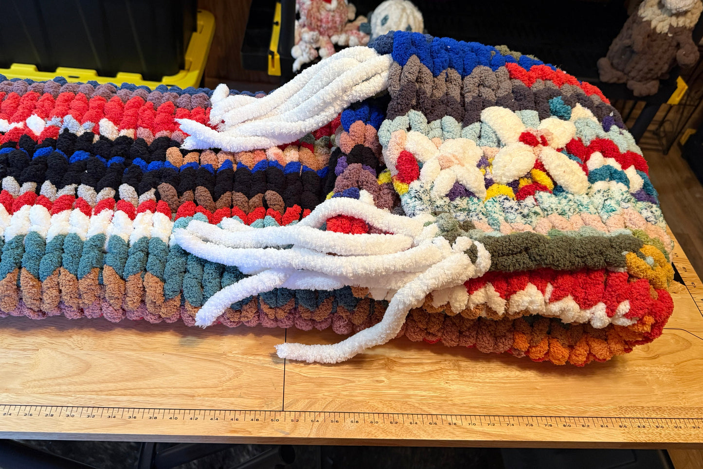 Scraps Multicolor Blanket