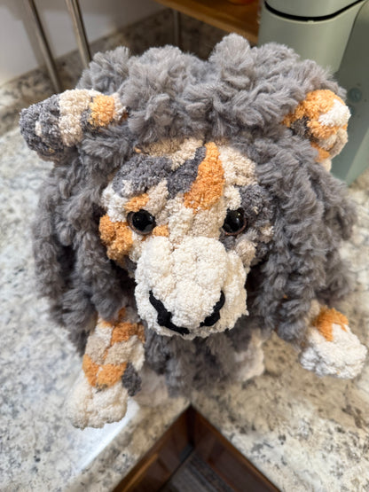 Multi Beige Color Lion