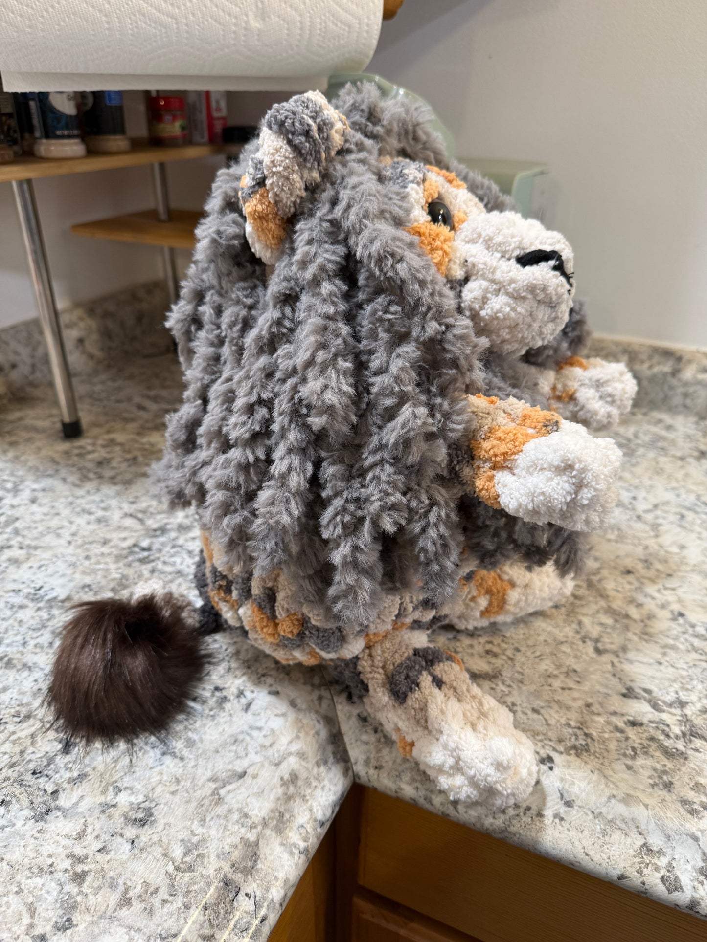 Multi Beige Color Lion