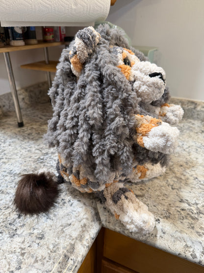 Multi Beige Color Lion