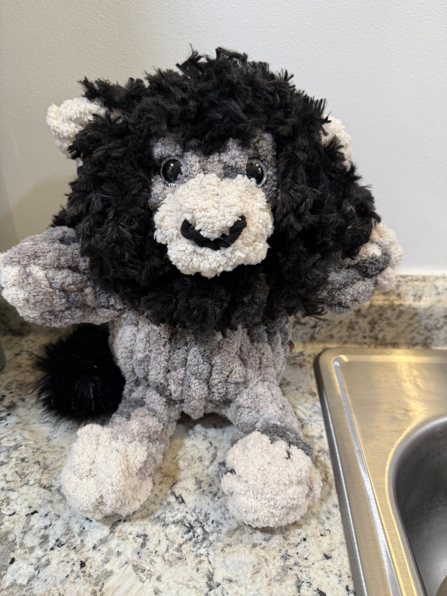 Black and White Lion