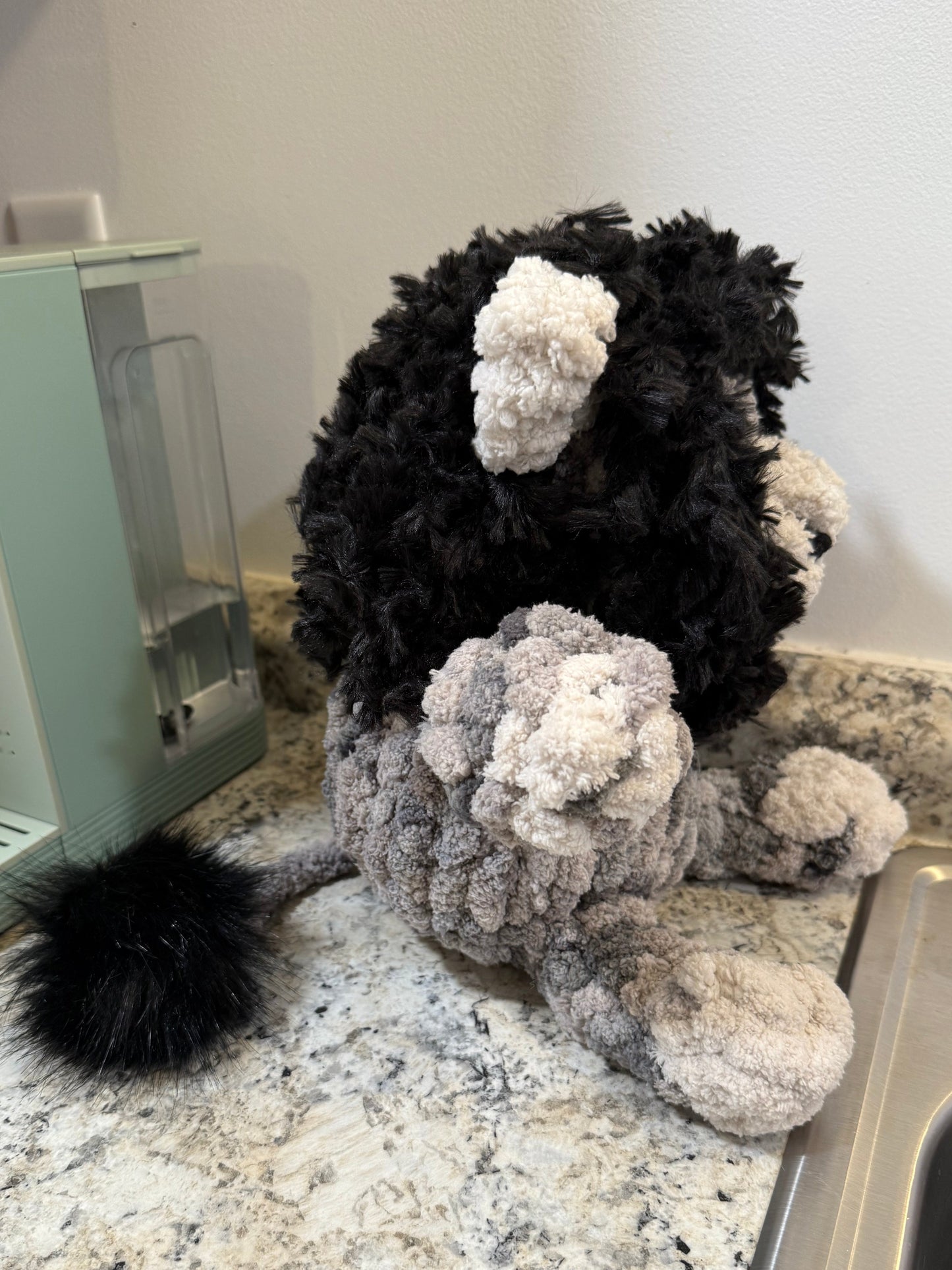 Black and White Lion