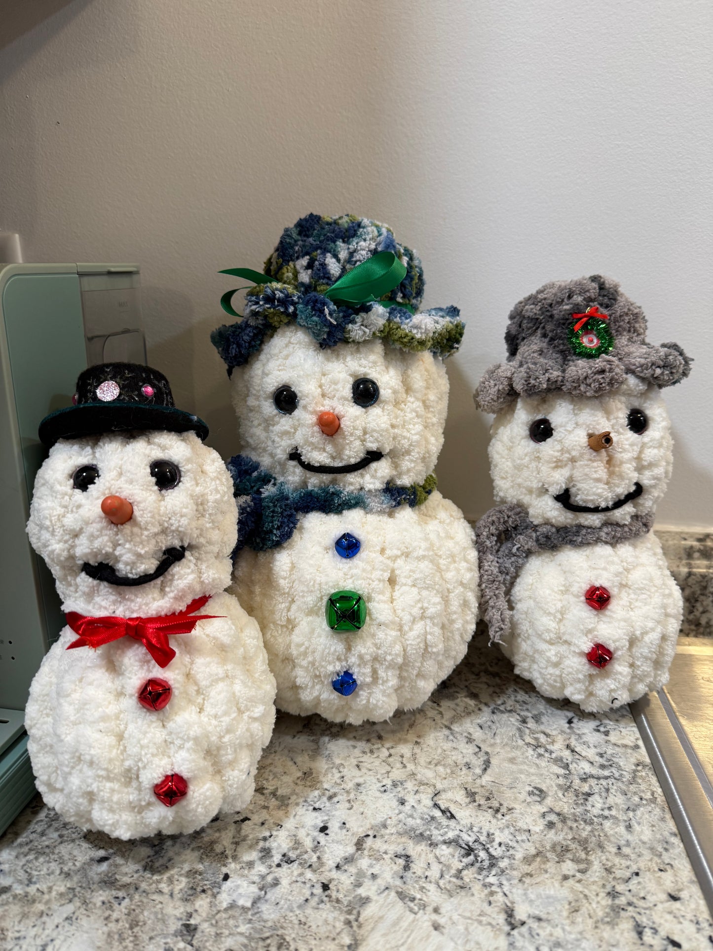 Snow Man with Cinnamon Stick Nose