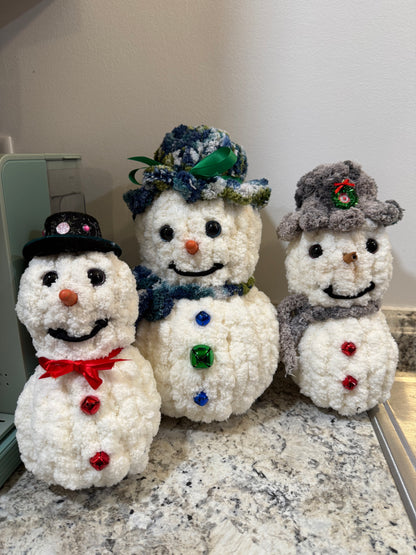 Snow Man with Cinnamon Stick Nose