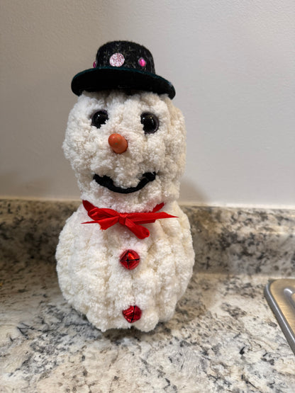 Snow Man with  Hat