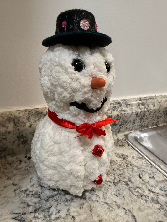 Snow Man with  Hat