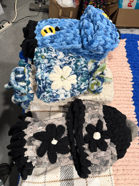 Blue Scarf and Beanie