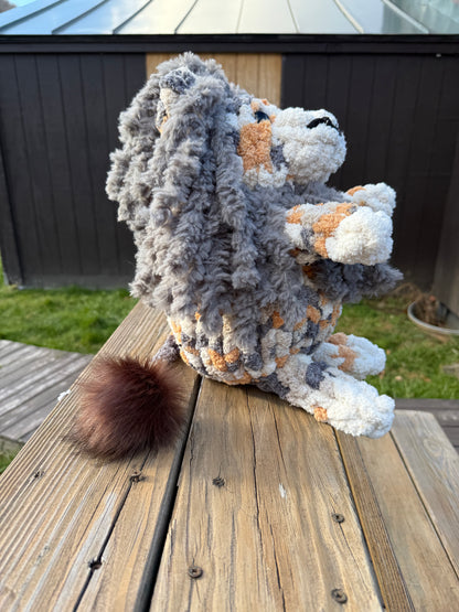 Multi Beige Color Lion