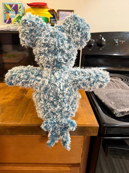 Teal blue bear
