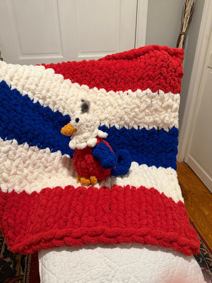 Patriotic Eagle with Blanket