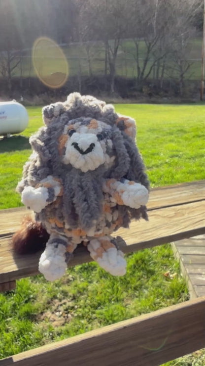 Multi Beige Color Lion